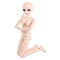 UCanaan Customized 1/3 BJD Doll, 19 Joints Nude SD Girl Doll 24 Inch Ball Jointed Dolls Female Body + Basic Makeup for DIY Dolls(Brown Eyes)
